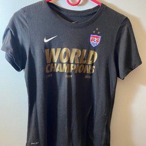 US Women's Soccer World Champions Nike DRI-FIT